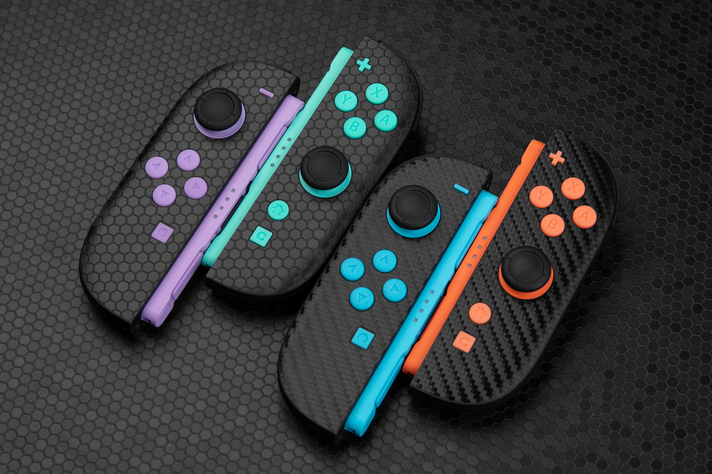 SuperSwitch Purple / Green - Nintendo Switch 2 Button Set
