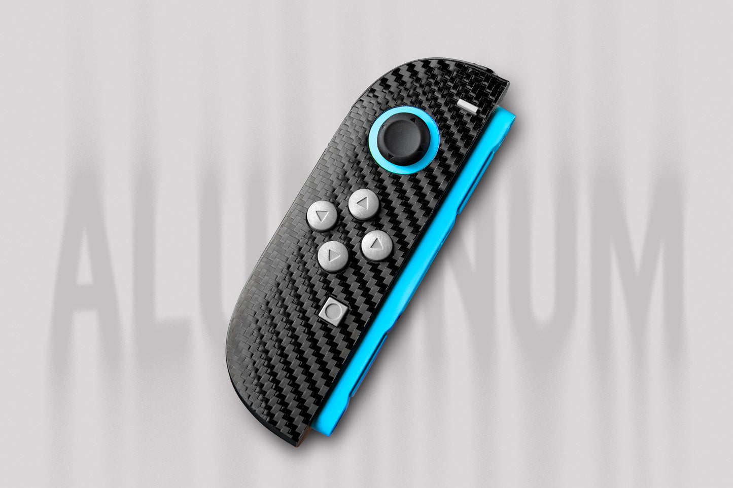 switch 2 joycon with aluminum buttons installed