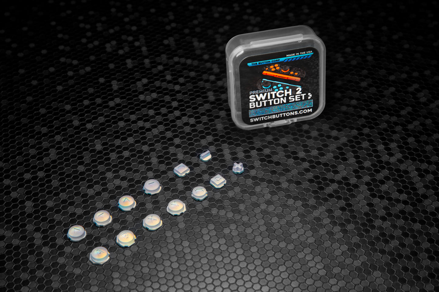 Holographic Nintendo Switch 2 Button Set