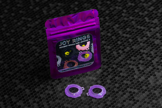 Party Purple JoyRings - Joycon 2 accent rings
