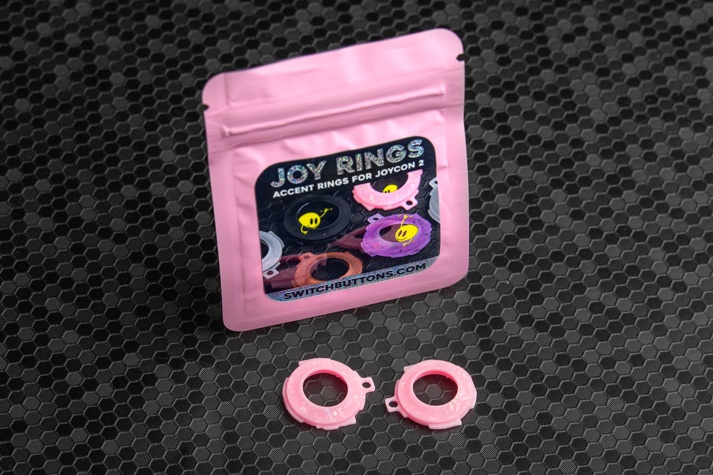 Party Pink JoyRings - Joycon 2 accent rings