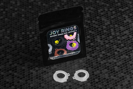Frosted Clear JoyRings - Joycon 2 accent rings