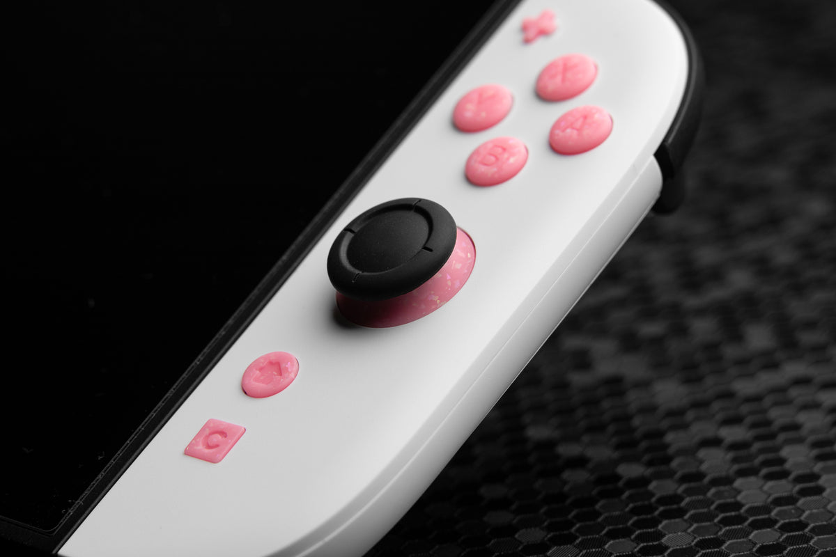 Pink Switch Can Party Pink Nintendo Switch 2 Button Set – SwitchButtons