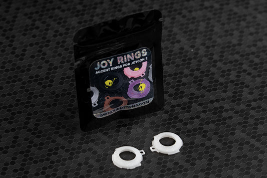Party White JoyRings - Joycon 2 accent rings