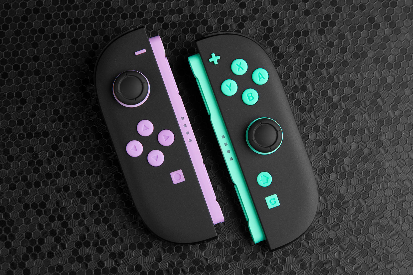 SuperSwitch Purple / Green - Nintendo Switch 2 Button Set