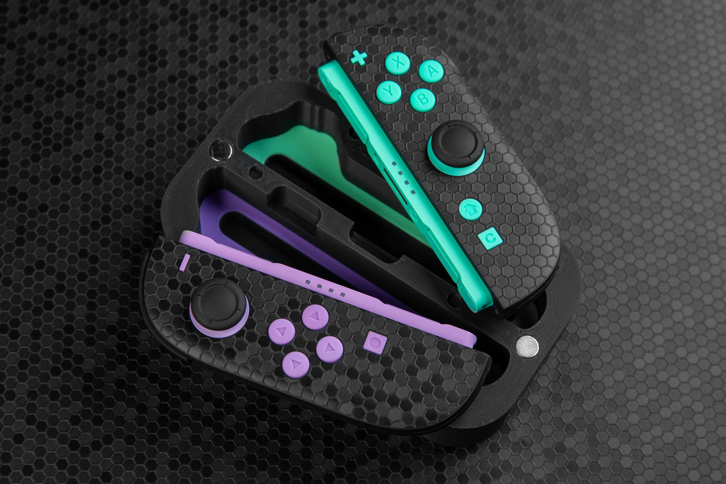 SuperSwitch Purple / Green - Nintendo Switch 2 Button Set