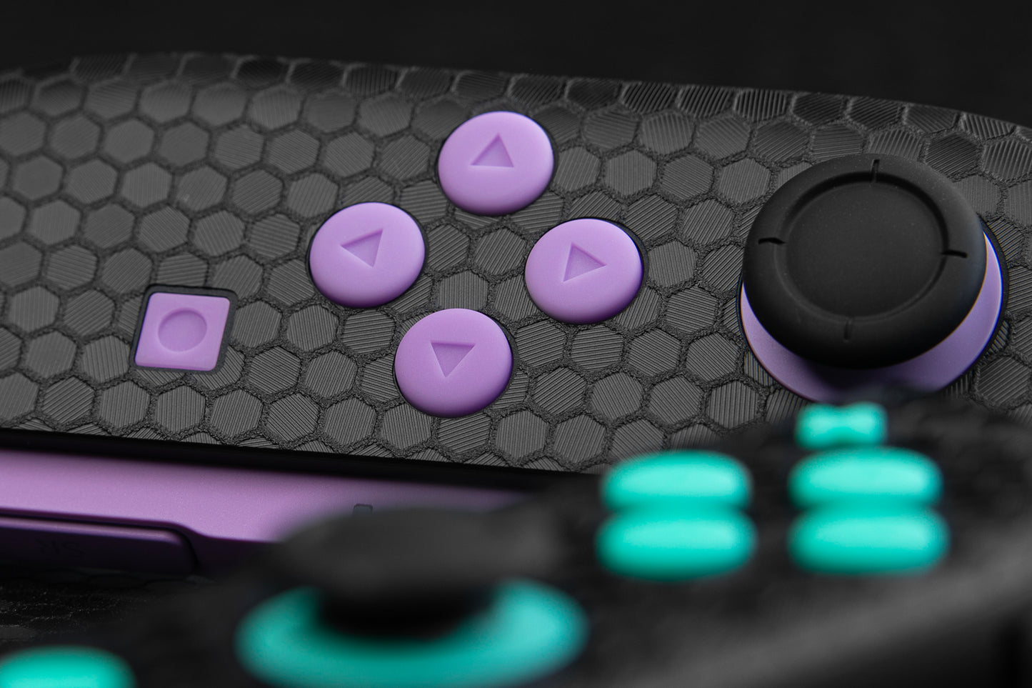 SuperSwitch Purple / Green - Nintendo Switch 2 Button Set